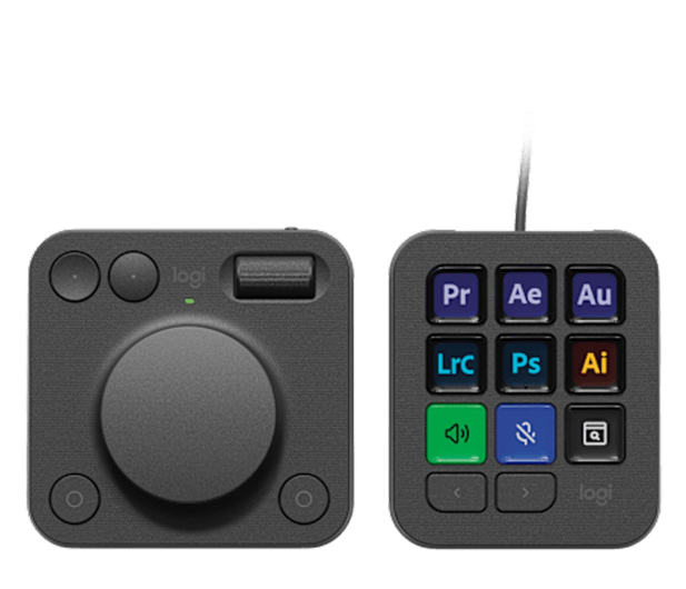 Logitech MX Creative Console Grafit - 1371033 - zdjęcie 2